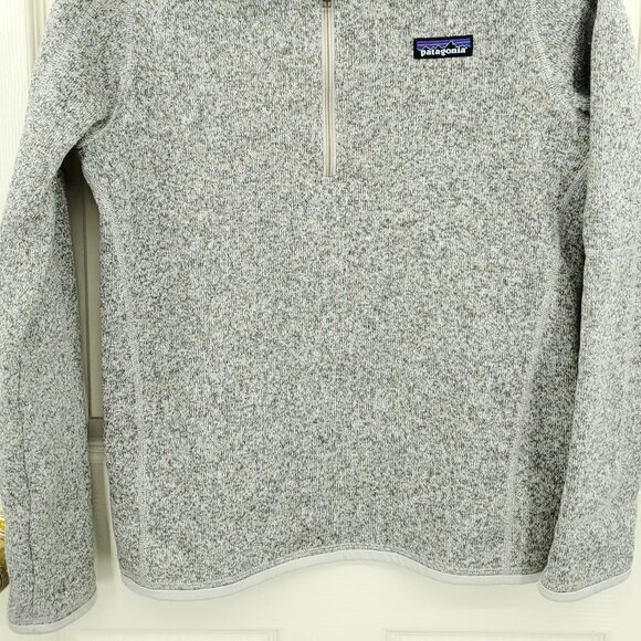 Patagonia Better Sweater Quarter Zip Pullover M Natural (Tan/Beige) - Picture 12 of 16
